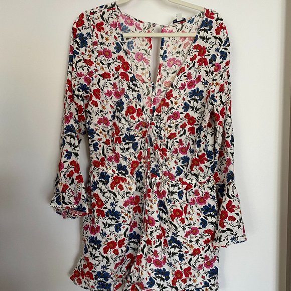 AEO Floral Romper - Picture 1 of 1